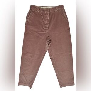 VTG 89-93 American Eagle Outfitters Mauve High Rise Corduroy Pants Grn Tag Sz 12